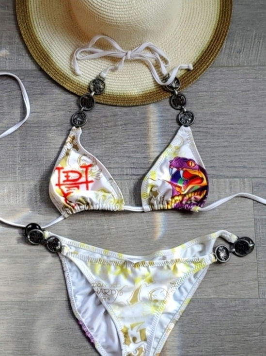 Ed Hardy Other - NWOT Ed Hardy Tattoo Cobra Bikini